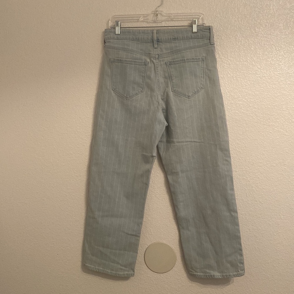 Old Navy Striped Slim Wide Leg Jeans - Picture 3 of 5
